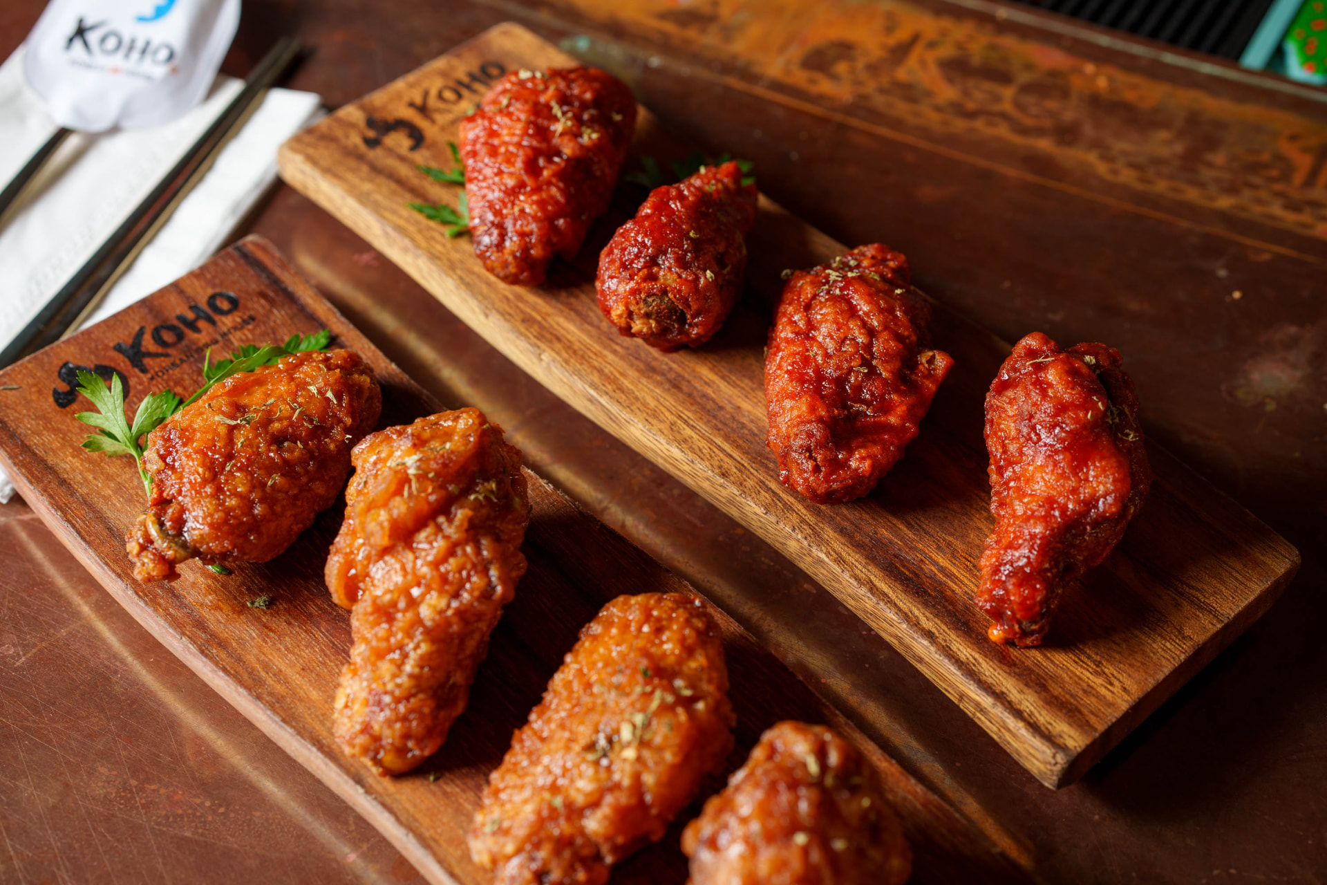 Chicken Wings at Koho Korean BBQ