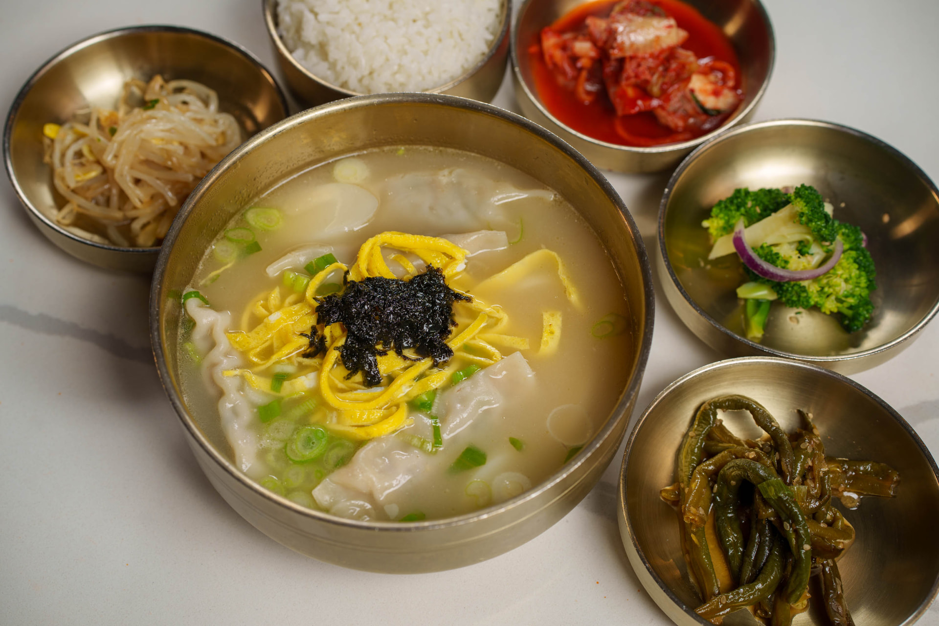 Tteok Mandu Guk at Koho Korean BBQ